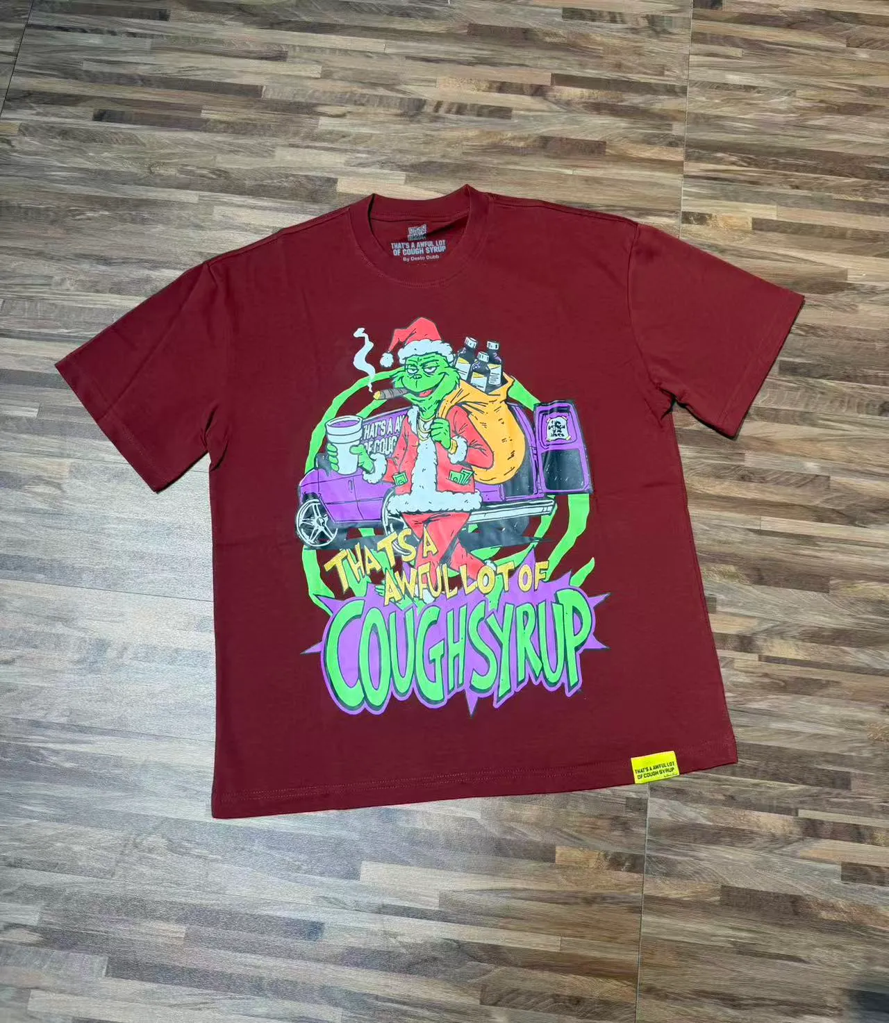 # / ｜ THAT'S A AWFUL LOT OF COUGH SYRUP In Stock T （fabric):32 Sizes（size）：S-M L X L （colour）： / 👉